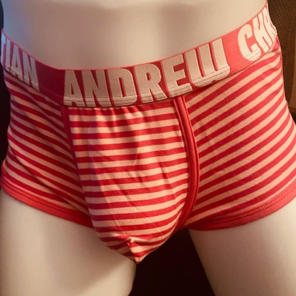 Andrew Christian Ultra Pink Stripe Boxer